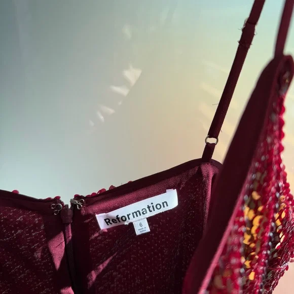 Reformation Mariska Sequin Dress - Picture 3 of 6